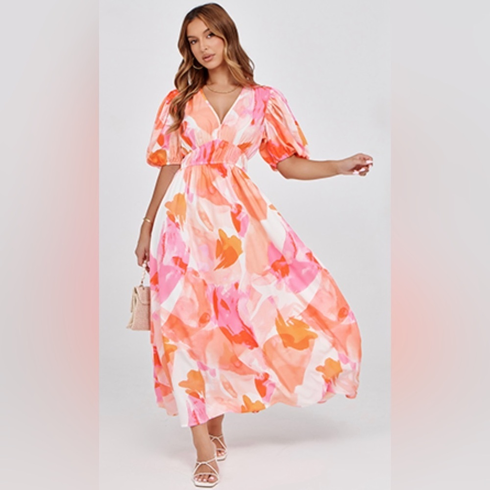 Sissyaki Women's Boho Floral Maxi Dress